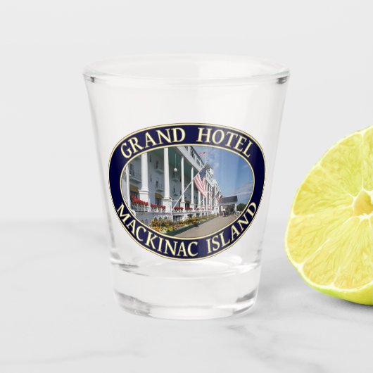 Grand Hotel Mackinac Island Shot Glas (Voorkant)