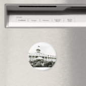 Grand Hotel, Mackinac Island, zwart-wit Magneet (Insitu (Vaatwasser))