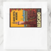 Grand Hotel Modern Berganmo Italië Rechthoekige Sticker (Tas)