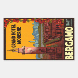Grand Hotel Modern Berganmo Italië Rechthoekige Sticker