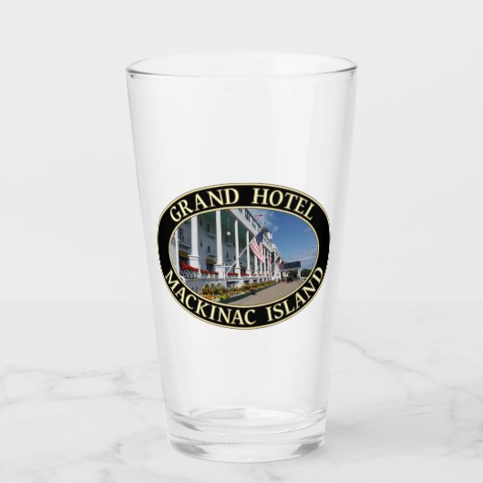 Grand Hotel op Mackinac Island, Michigan Glas (Voorkant)