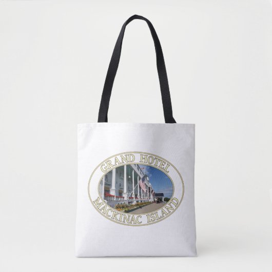Grand Hotel op Mackinac Island, Michigan Tote Bag (Voorkant)
