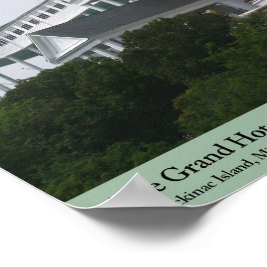Grand Hotel op Mackinac Poster (Hoek)