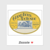 Grand Hotel Rotonde Saigon Indochina Sticker (Vel)