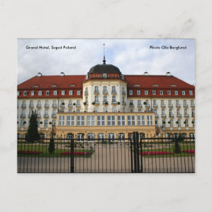Grand Hotel, Sopot Polen, Foto ... Briefkaart