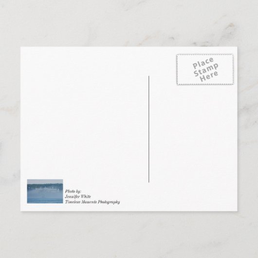 Grand Hotel Through the Fog Briefkaart (Achterkant)