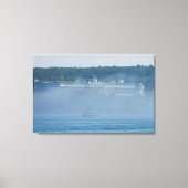 Grand Hotel Through the Fog Canvas Afdruk (Voorkant)