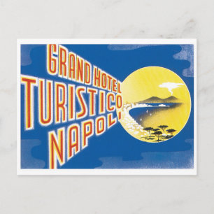 Grand Hotel Turistico Napoli Italië Europa Briefkaart