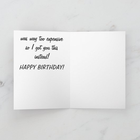 Grand Idea verjaardagskaart Kaart (Binnen)