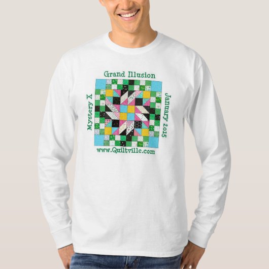 Grand Illusion Long Sleeve jersey shirt. T-shirt (Voorkant)