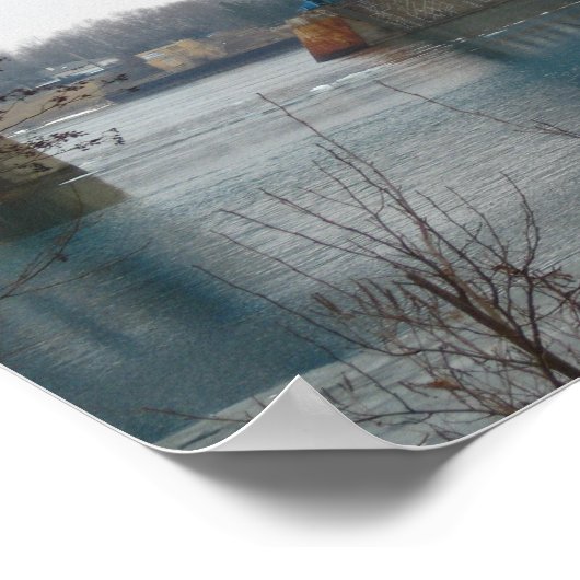 Grand Island-brug Poster (Hoek)