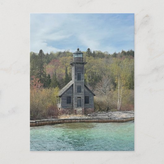 Grand Island East Channel Lighthouse Briefkaart (Voorkant)