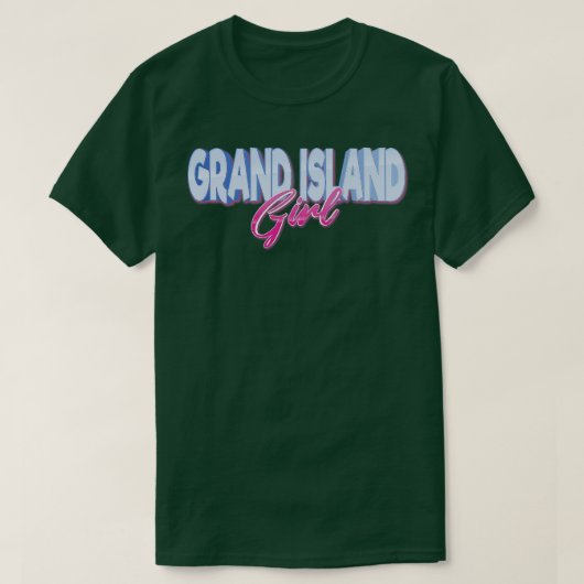 Grand Island Meisje T-shirt (Design voorkant)