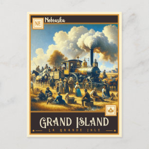 Grand Island, Nebraska    Briefkaart