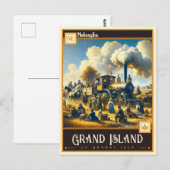 Grand Island, Nebraska |  Briefkaart (Voorkant / Achterkant)