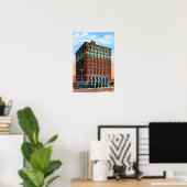 Grand Island Nebraska Hotel Yancy Poster (Thuiskantoor)