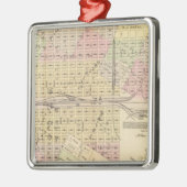 Grand Island, Nebraska Metalen Ornament (Links)