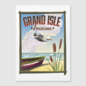 Grand Isle, Louisiana Reisposter (Voorkant)