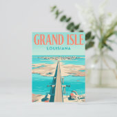 Grand Isle VS Briefkaart (Staand voorkant)