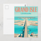 Grand Isle VS Briefkaart (Voorkant / Achterkant)