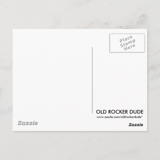 Grand Jazz Piano Briefkaart (Achterkant)