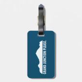 Grand Junction Colorado alstublieft Bagagelabel (Achterkant verticaal)