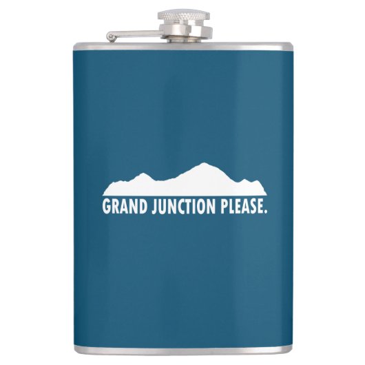 Grand Junction Colorado Alstublieft Heupfles (Voorkant)