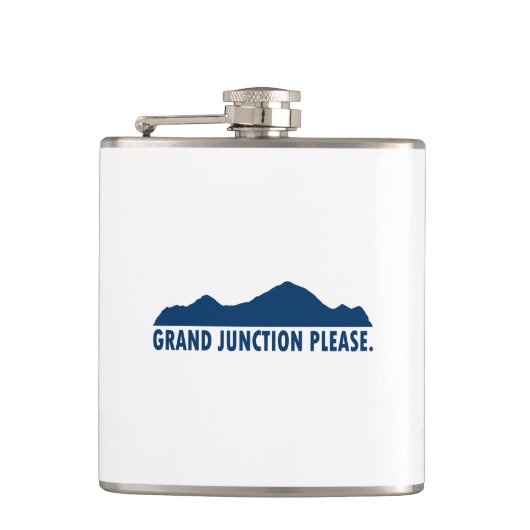 Grand Junction Colorado alstublieft Heupfles (Voorkant)
