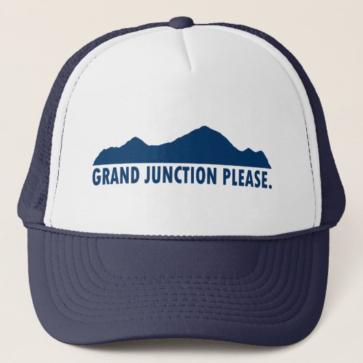 Grand Junction Colorado alstublieft Trucker Pet (Voorkant)