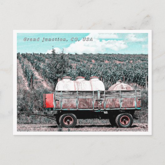 GRAND JUNCTION COLORADO BRIEFKAART (Voorkant)