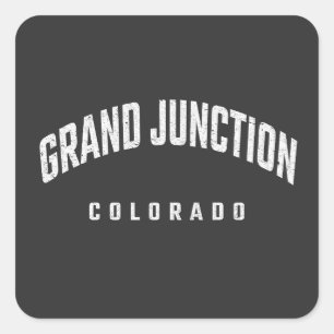 Grand Junction Colorado CO Vierkante Sticker