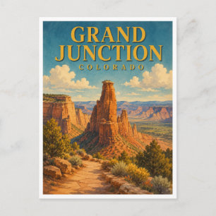 Grand Junction Colorado Colorado Monument GeoSaga Briefkaart