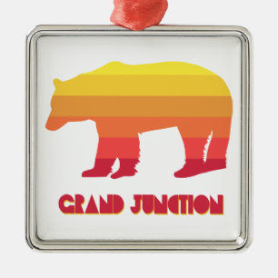 Grand Junction Colorado Regenboog Beer Metalen Ornament