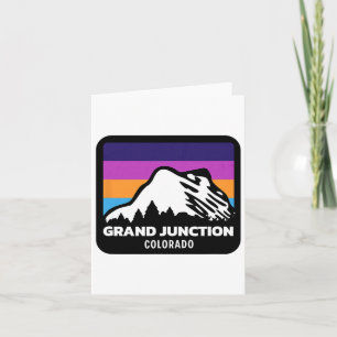 Grand Junction Colorado Skiën Snowboarding familie Kaart