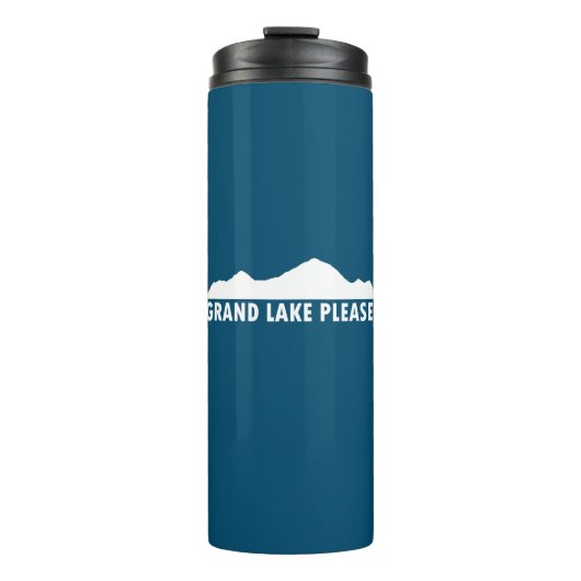 Grand Lake Colorado alsjeblieft Thermosbeker (Voorkant)