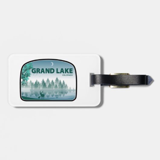 Grand Lake Colorado Deer Bagagelabel (Achterkant horizontaal)