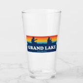 Grand Lake Colorado kano Glas (Voorkant)