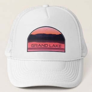 Grand Lake Colorado Red Sunrise Trucker Pet