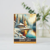 Grand Lake, Colorado |  schilderij Briefkaart (Staand voorkant)