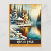 Grand Lake, Colorado |  schilderij Briefkaart (Voorkant)