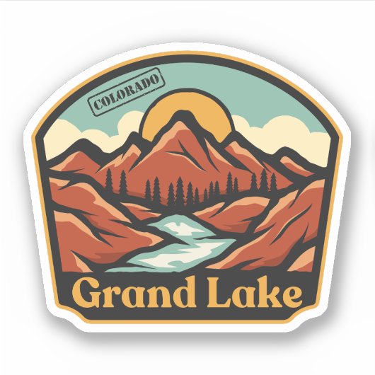 Grand Lake, Colorado Sticker (Voorkant)