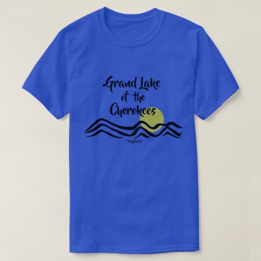 Grand Lake of the Cherokees T-shirt (Design voorkant)