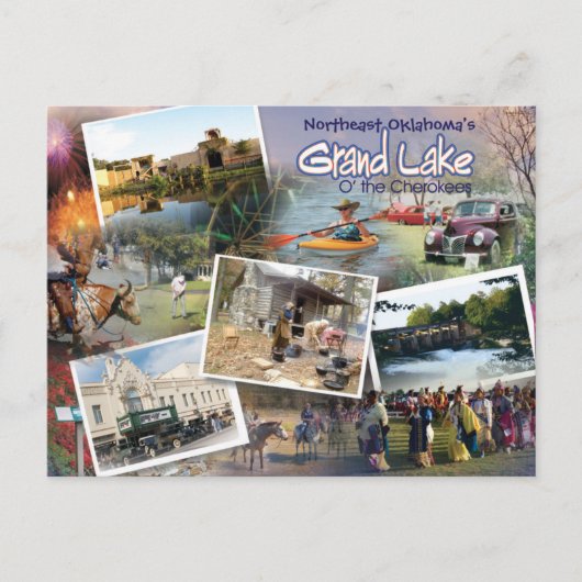 Grand Lake OK-postkaart 16v1 Briefkaart (Voorkant)