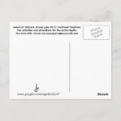 Grand Lake Oklahoma postkaart pelican 16v1 (Achterkant)