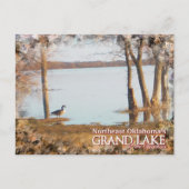 Grand Lake Oklahoma-postkaartegret Briefkaart (Voorkant)