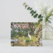 Grand Lake Oklahoma-postkaartegret Briefkaart (Staand voorkant)