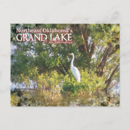 Grand Lake Oklahoma-postkaartegret Briefkaart