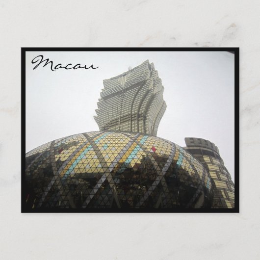 grand lisboa gray briefkaart (Voorkant)