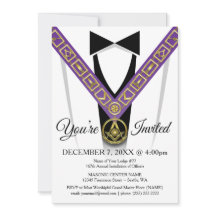 Grand Lodge Masonic Uitnodigingen | Freemason