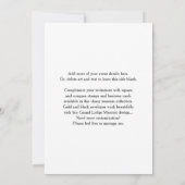 Grand Lodge vrijmetselaarsuitnodigingen | Paarse e Kaart (Achterkant)